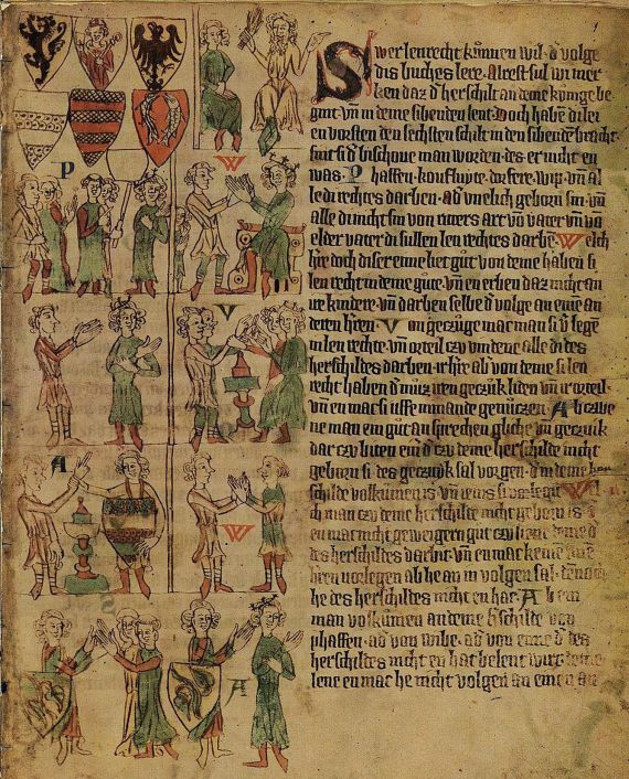Heidelberger Bilderhandschrift des Sachsenspiegels - Die Heidelberger Bilderhandschrift des Sachsenspiegels