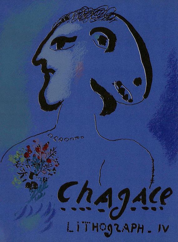 Charles Sorlier - Chagall lithograph, Bd. IV
