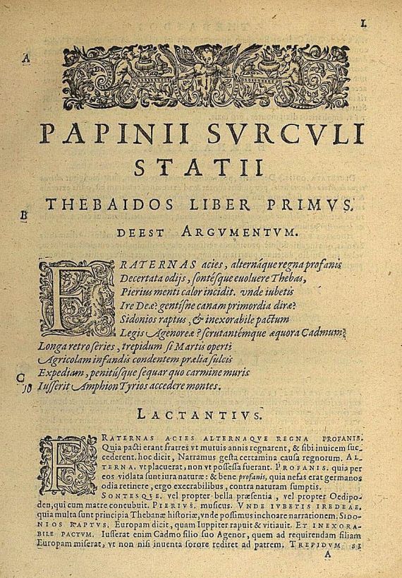 Publius Papinius Statius - Opera