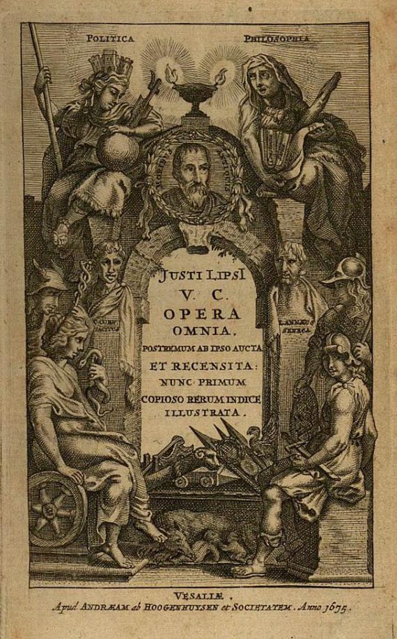 Justus Lipsius - Opera omnia, 3 Bde. - 1675