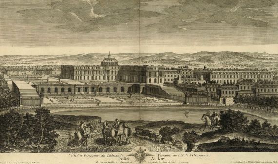 Gilles Demortain - Vuë et perspective du Château de Versailles du côté de l