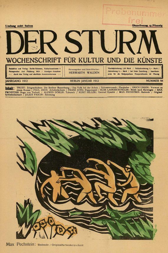 Sturm, Der - Sturm, 1 Heft (Pechstein)