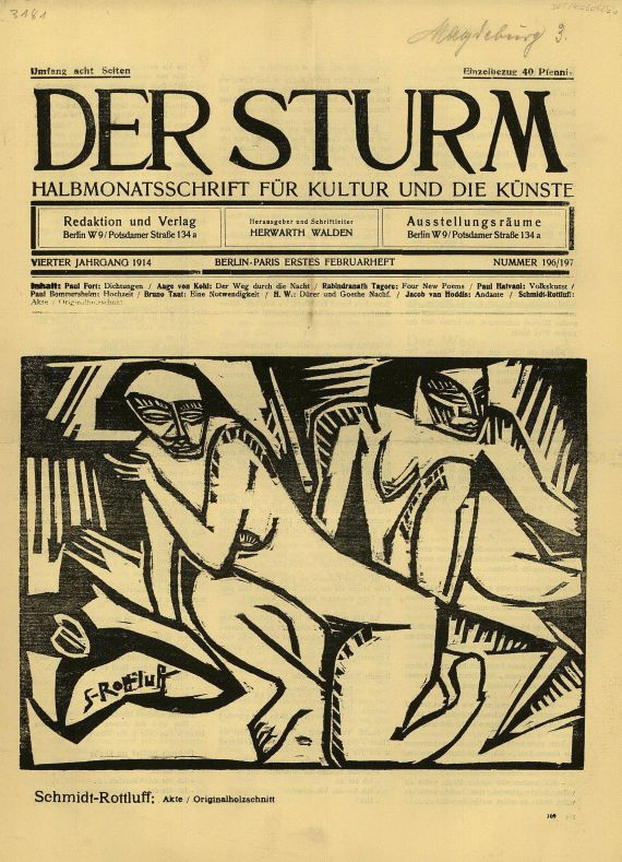   - Sturm, 1 Heft (Schmidt-Rottluff)