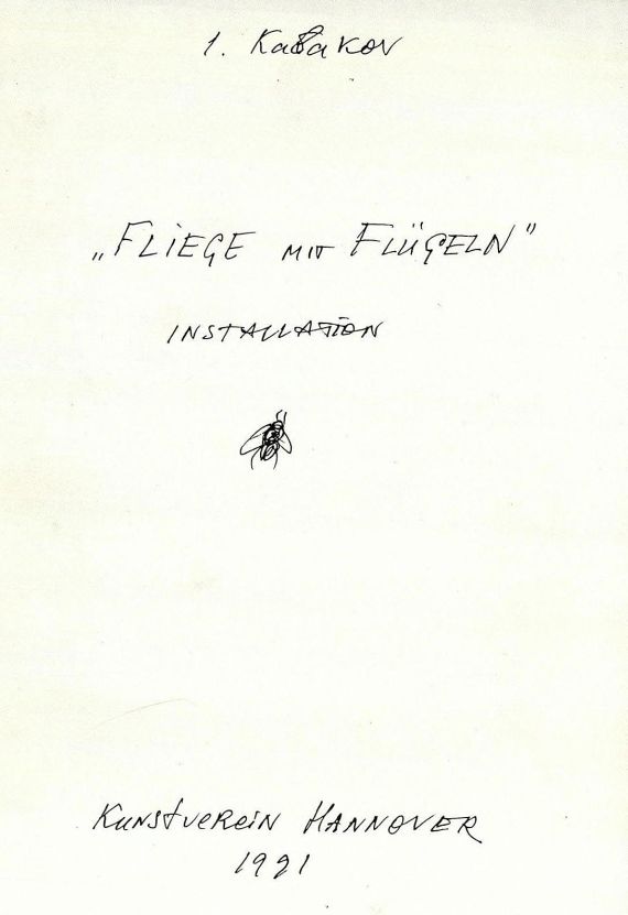 Ilja Kabakow - Fliege mit Flügeln