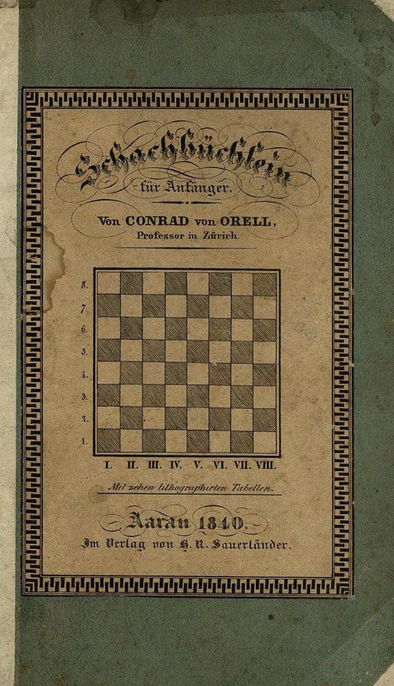 Conrad von Orell - Schachbüchlein