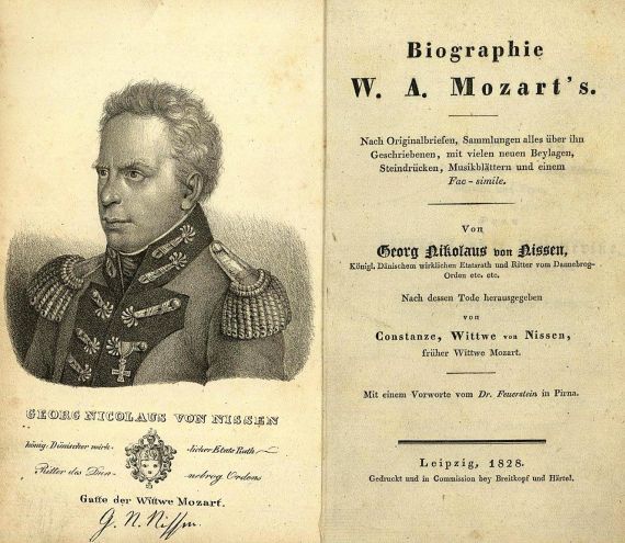 Georg Nicolaus von Nissen - Biographie Mozart