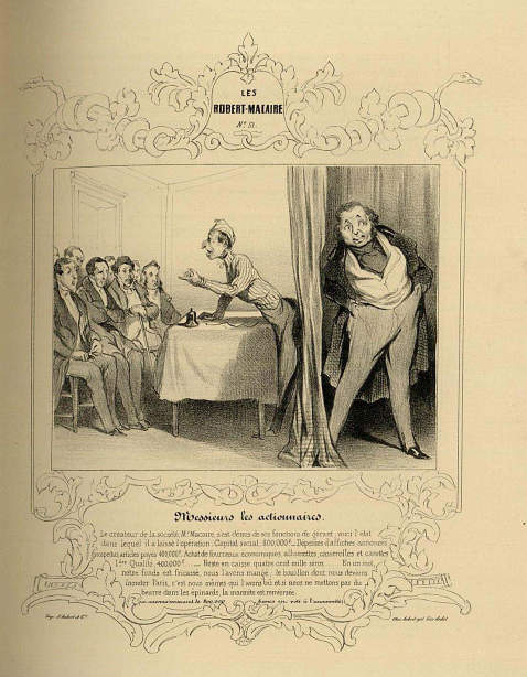 Honoré Daumier - Les cent et un Robert-Macaire. 2 Bde. 1839.