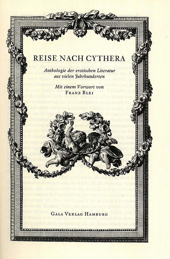   - Erotische Literatur. 8 Werke in 9 Bdn. 1962-66.