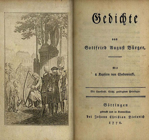 Bürger, G. A. - Gedichte. 1778