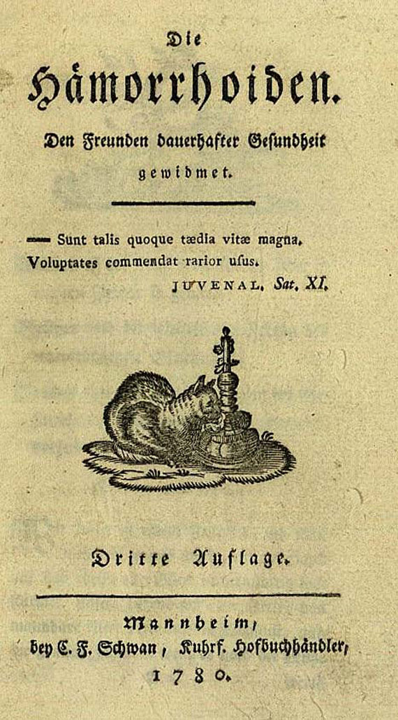   - Die Haemorrhoiden. 1780