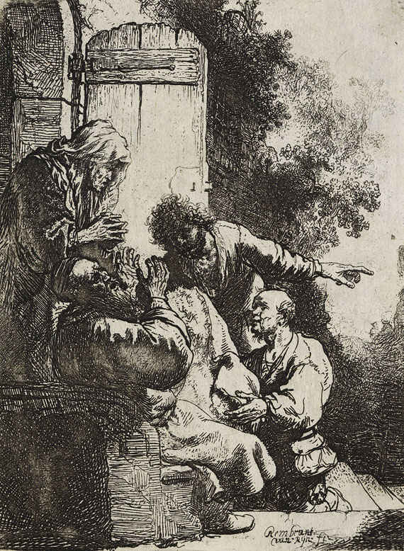 Harmensz. Rembrandt van Rijn - Jacob den Tod Josephs beklagend