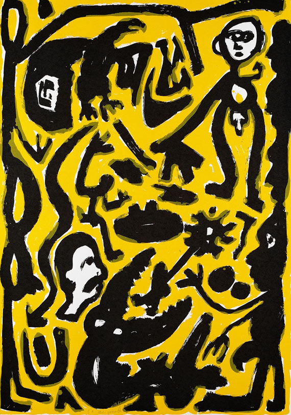 A. R. (d. i. Ralf Winkler) Penck - Ohne Titel