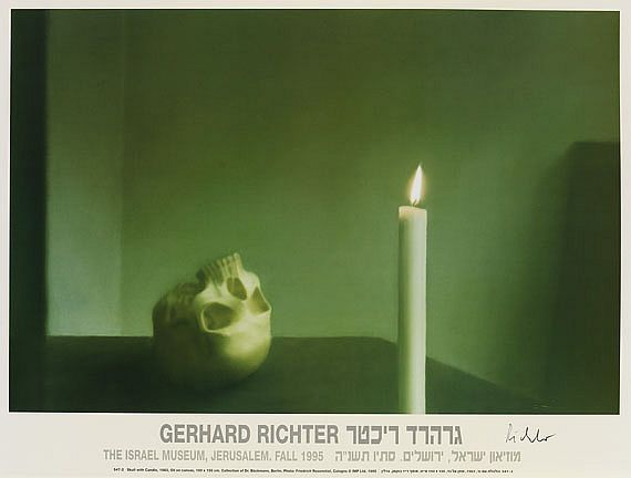 Gerhard Richter - Nach - Schädel mit Kerze