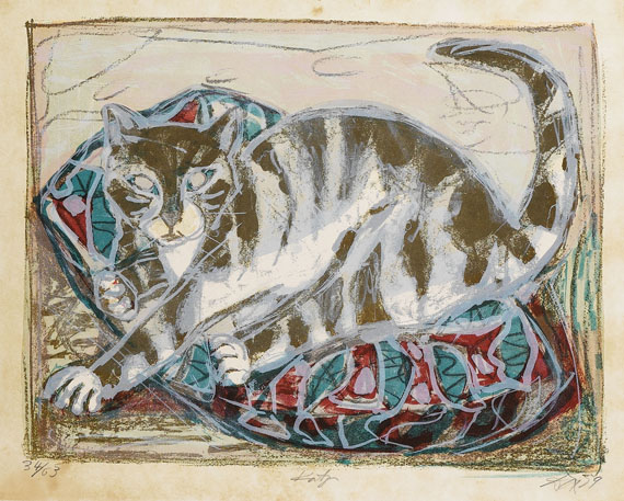 Otto Dix - Katze