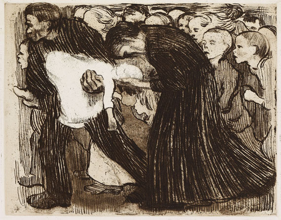 Käthe Kollwitz - Überfahren