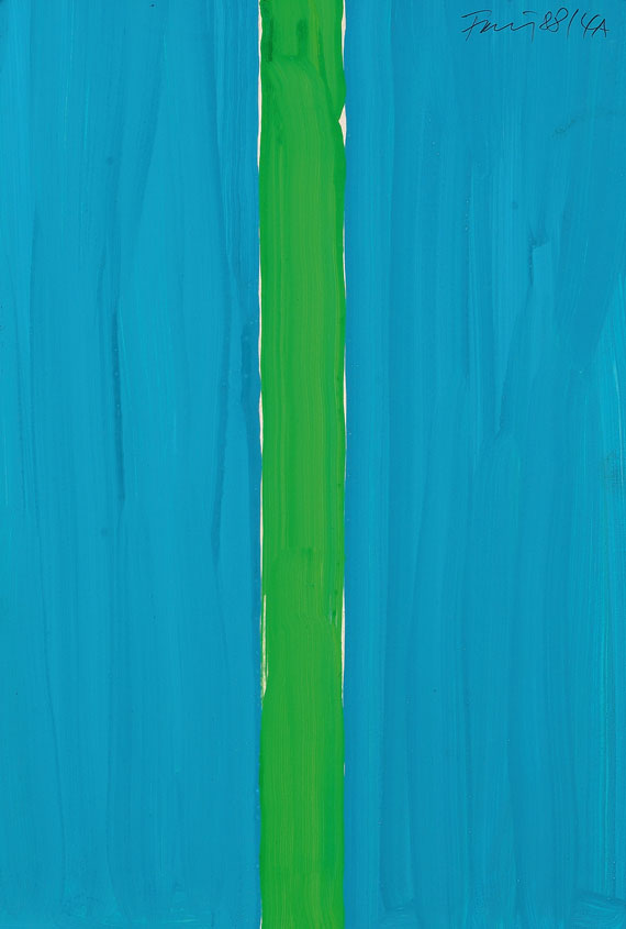 Günther Förg - Ohne Titel (blau mit grün)