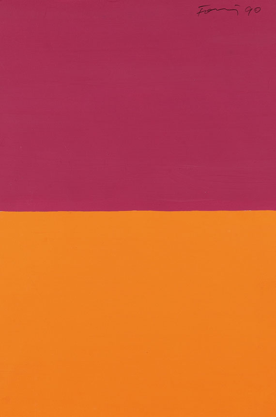 Günther Förg - Ohne Titel (lila/orange)