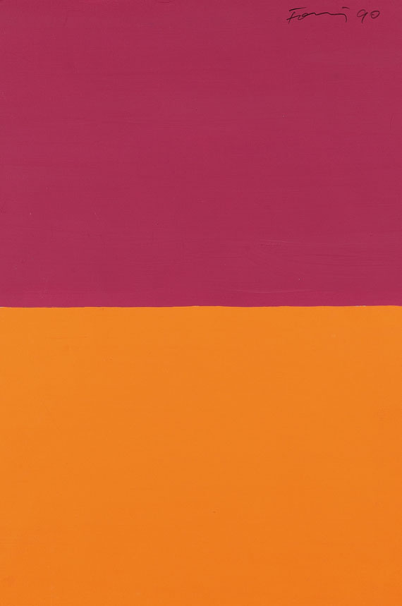 Günther Förg - Ohne Titel (lila/orange)