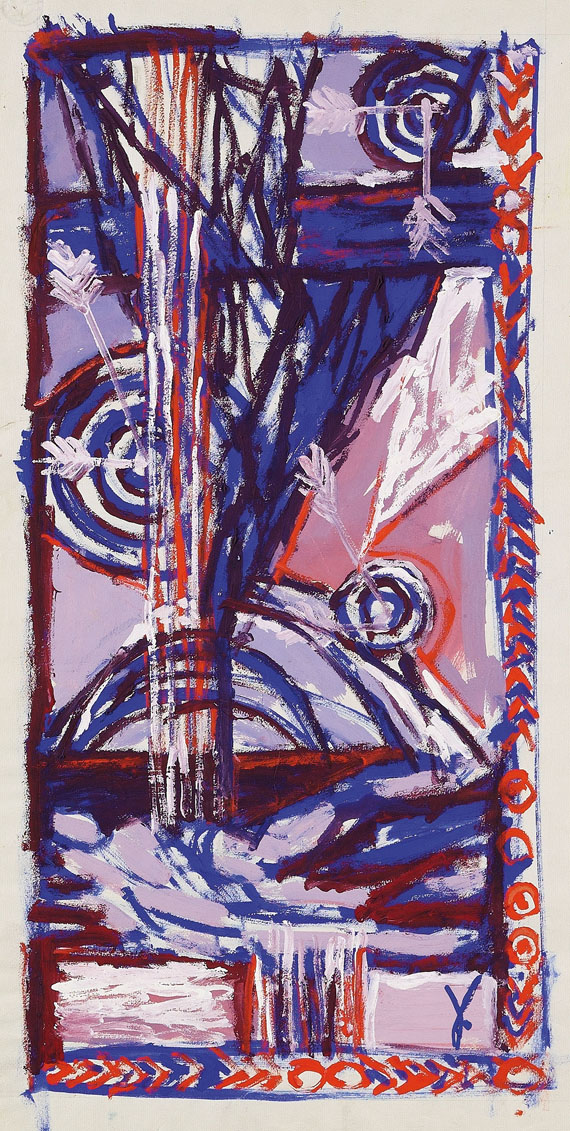 A. R. (d. i. Ralf Winkler) Penck - Abstrake Komposition