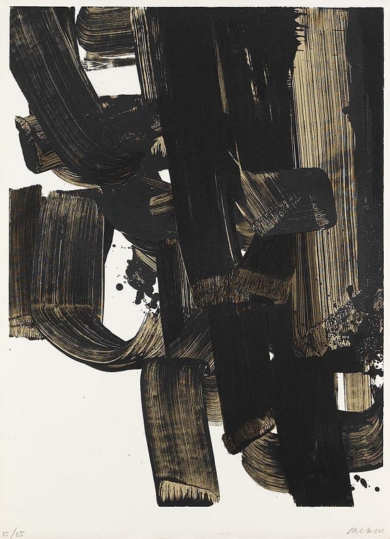 Pierre Soulages - Lithographie nº 20a