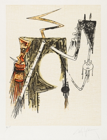 Wifredo Lam - Abstrakte Komposition