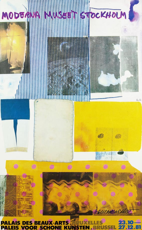 Robert Rauschenberg - Plakat: Moderna Museet Stockholm