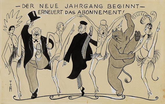 Thomas Theodor Heine - Der neue Jahrgang beginnt