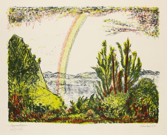 Erich Heckel - Regenbogen