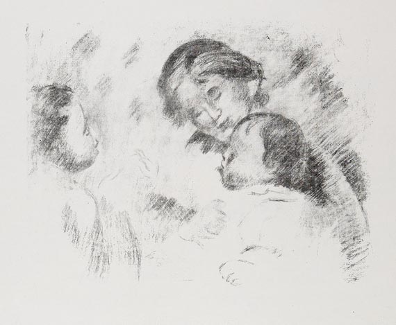 Pierre-Auguste Renoir - Une mère et deux enfants