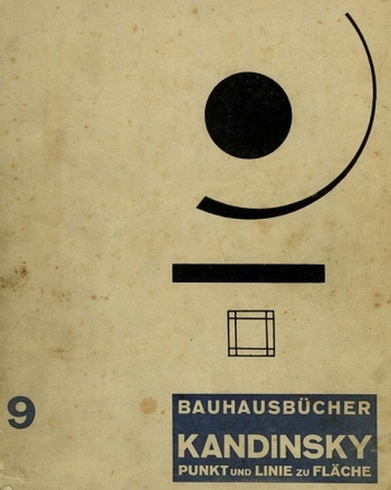 Bauhausbücher - Punkt und Linie zur Fläche. 1926