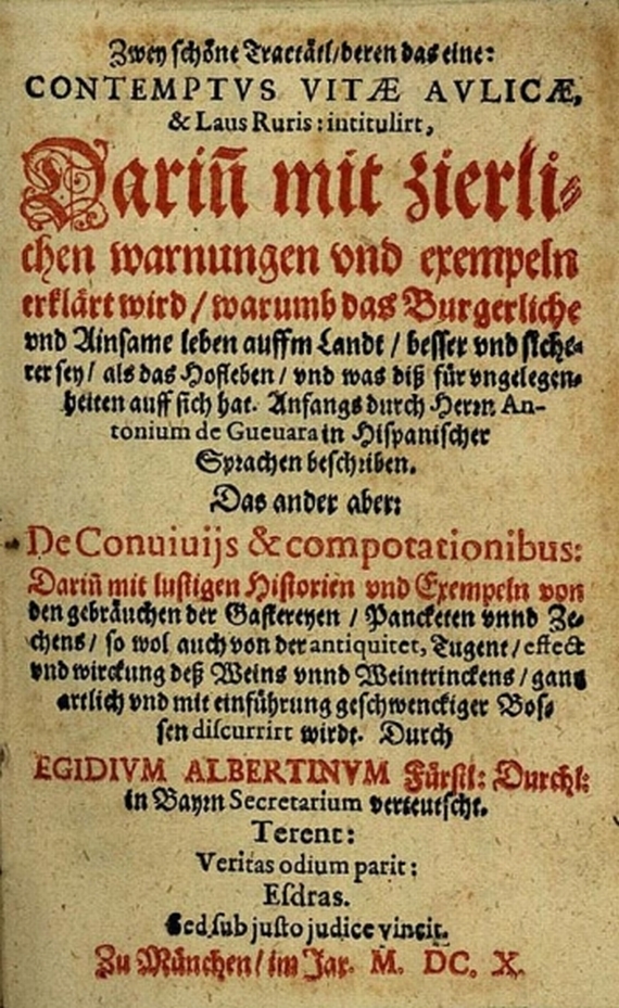   - Zwey schöne Tractätel. 1610