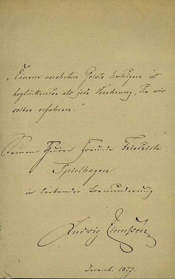 Schriftsteller und Künstler des 19. Jhs. - Autographen-Slg. von 18 Schriftstellern/Künstlern/Schauspielern. Ca. 28 Tle.