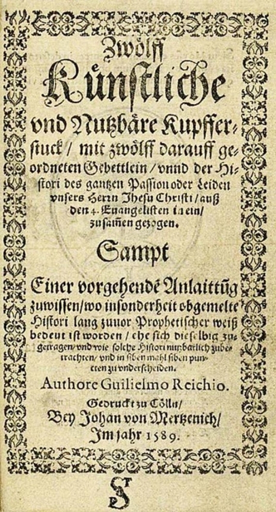 Albrecht Dürer - Reich, W., Zwölff künstliche und nutzbäre Kupfferstuck. 1589.