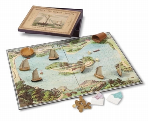   - Regatta-Spiel. Um 1890