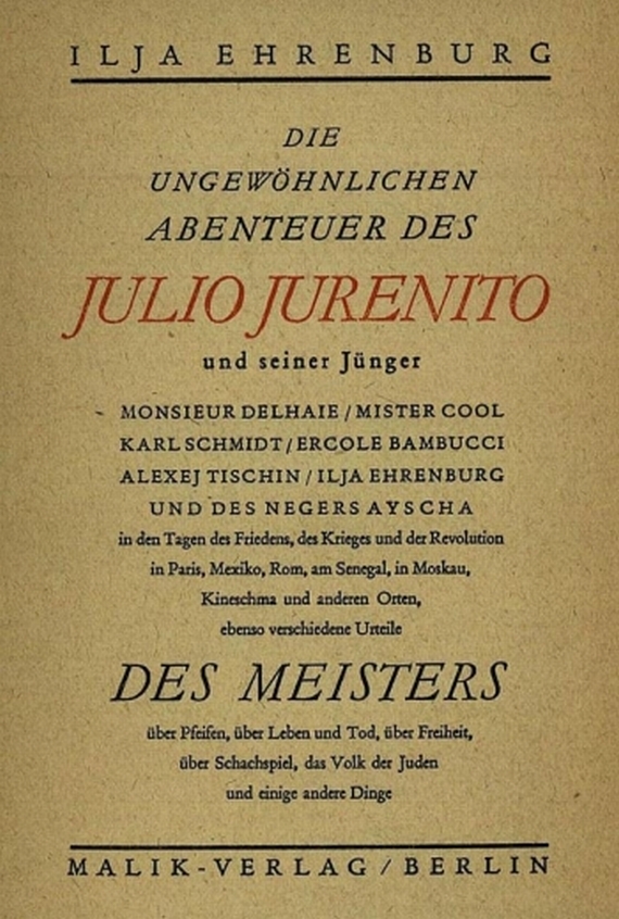 Ilja Ehrenburg - 6 Werke. 1930-32.