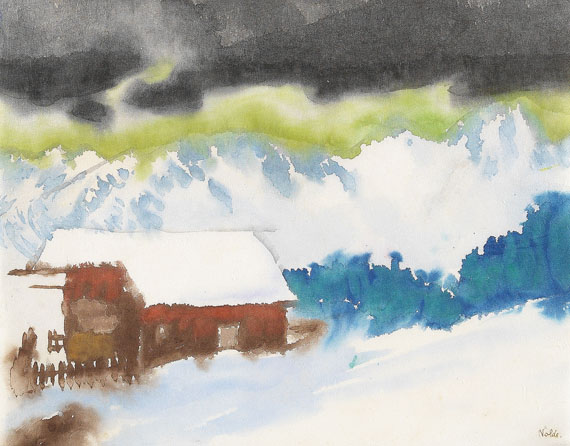 Emil Nolde - Almhütte