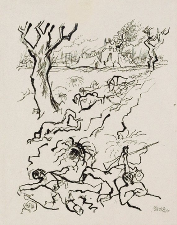 George Grosz - Granatloch