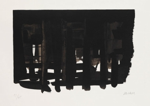 Pierre Soulages - Lithographie no. 16