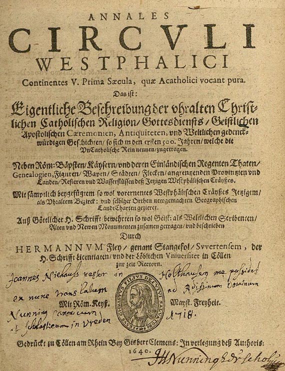  Nordrhein-Westfalen - Stangefol, Herm., Annales Circuli. 1640