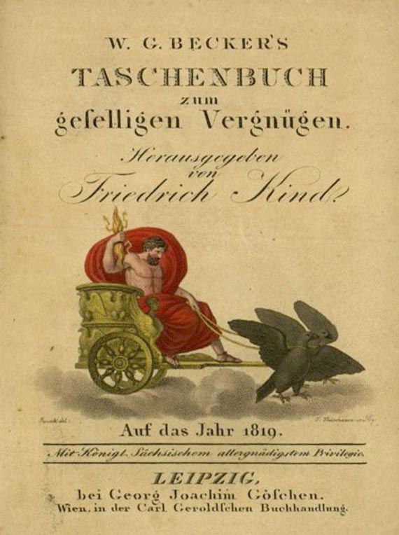 Almanache - Konvolut Kalender + Taschenbücher. 6 Bde. in 5 Tln. 1850