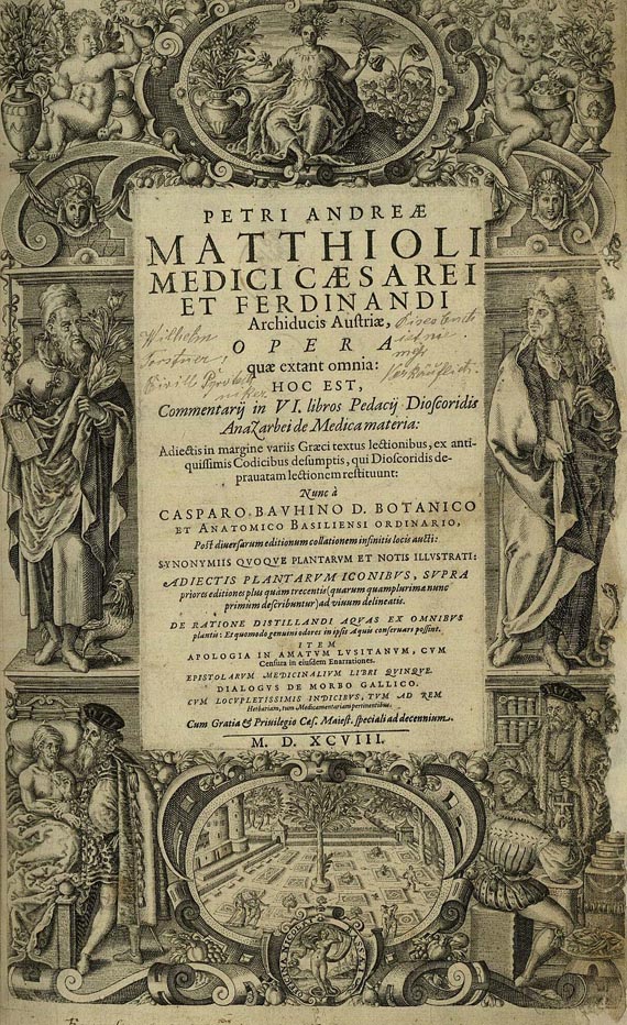 Pietro Andrea Matthiolus - Opera. 1598
