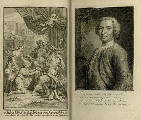 Publius Terentius Afer - Comedies, 3 Bde. 1747