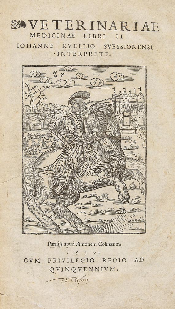 Johannes de Ruel - Veterinariae Medicinae. 1530