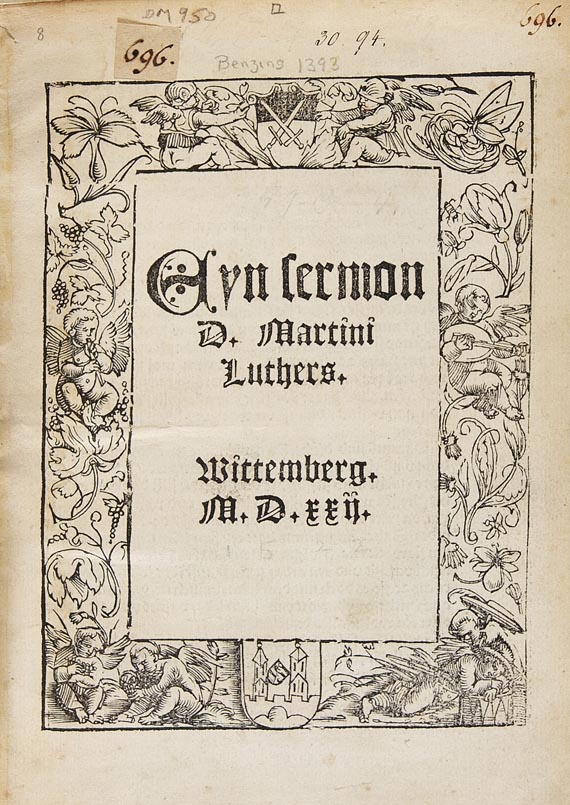 Martin Luther - Ayn sermon. 1522