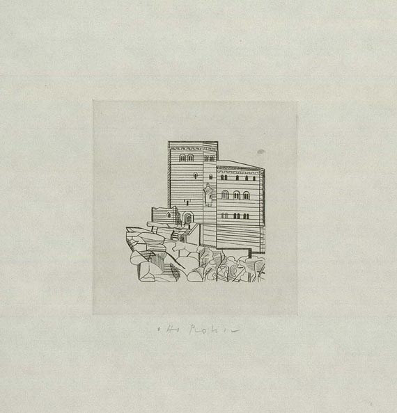 Otto Rohse - Bauten, 2 Mappen. 1969