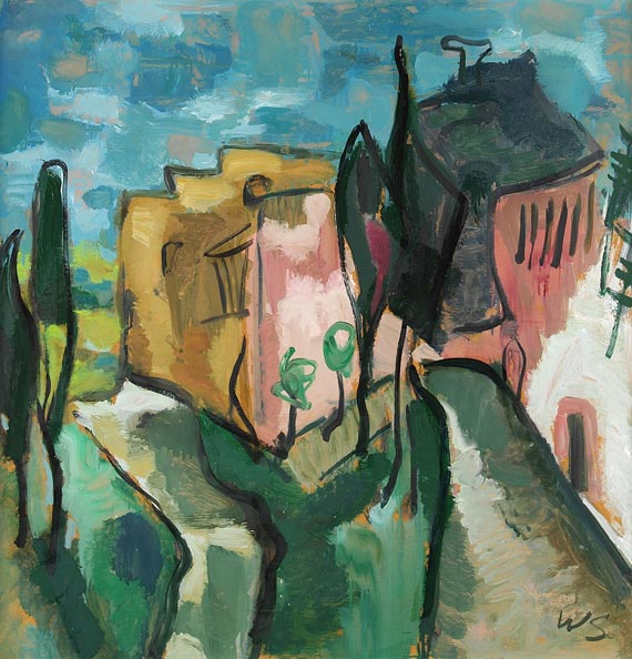 Werner Scholz - Wege in Gimignano