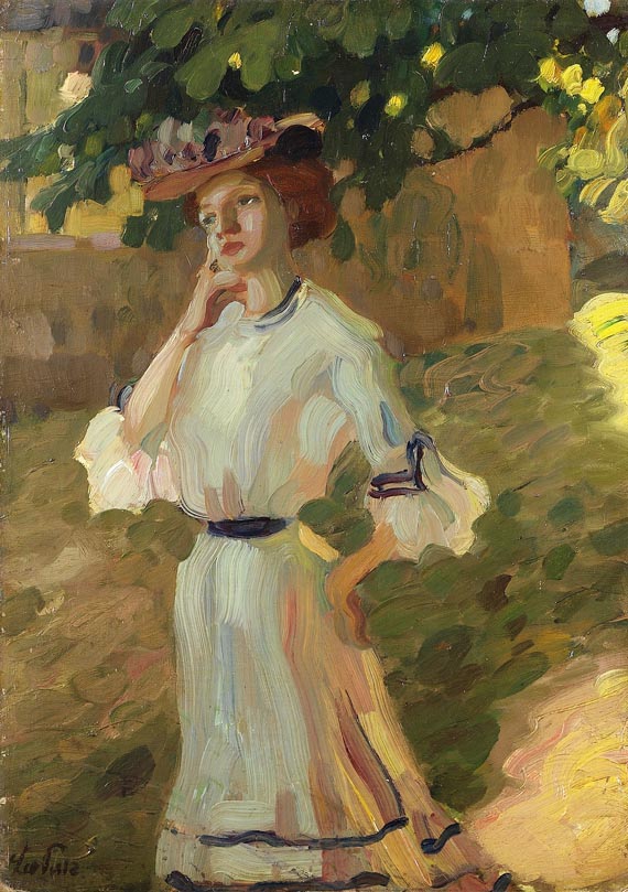 Leo Putz - Damenporträt