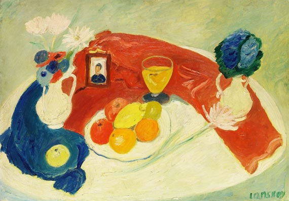 André Lanskoy - Table aux deux bouquets