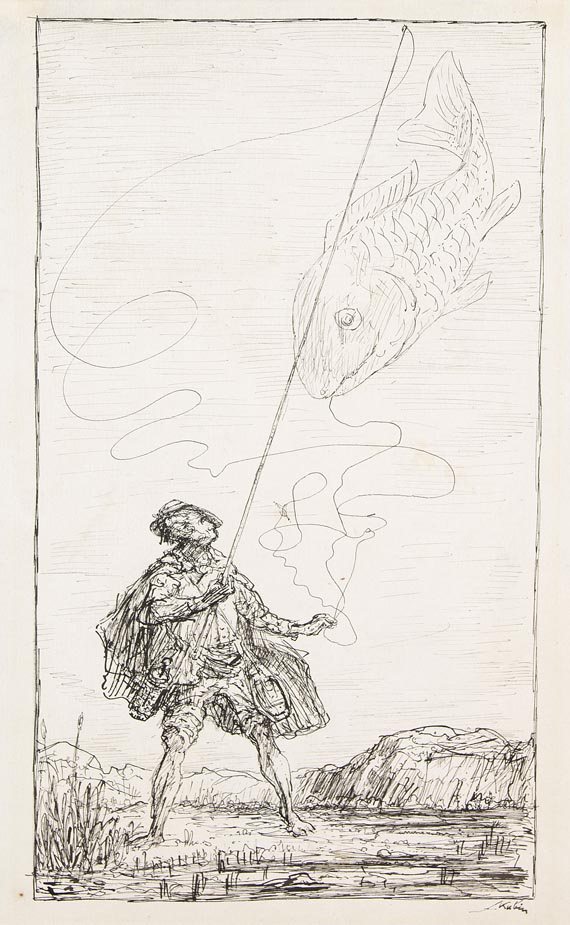 Alfred Kubin - Gespenstischer Fischfang/II