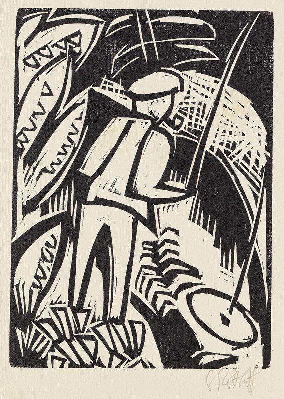 Karl Schmidt-Rottluff - Der Angler